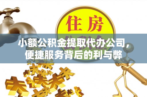汉寿小额公积金提取代办公司，便捷服务背后的利与弊