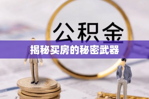 汉寿揭秘买房的秘密武器